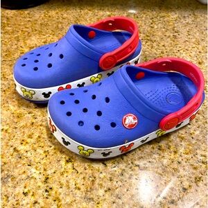 Light up Mickey Mouse Crocs